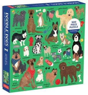 Doodle dog and other mixed breeds 500 piece family puzzle