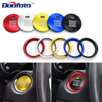 Doofoto Car Engine Start Button Covers For Mazda 3 BM 6 GJ1 GL Axela CX-4 CX4 Car Styling 2019 New Interior Accessories