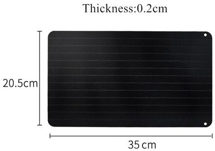 Dooi Master Snelle Ontdooien Lade Bevroren Vlees Ontdooien Verse Gezonde Snelle Ontdooien Plaat Board Voedsel Gadgets Keuken Thuisgebruik Gereedschap L 0.2cm