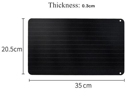 Dooi Master Snelle Ontdooien Lade Bevroren Vlees Ontdooien Verse Gezonde Snelle Ontdooien Plaat Board Voedsel Gadgets Keuken Thuisgebruik Gereedschap L 0.3cm