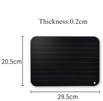 Dooi Master Snelle Ontdooien Lade Bevroren Vlees Ontdooien Verse Gezonde Snelle Ontdooien Plaat Board Voedsel Gadgets Keuken Thuisgebruik Gereedschap M 0.2cm