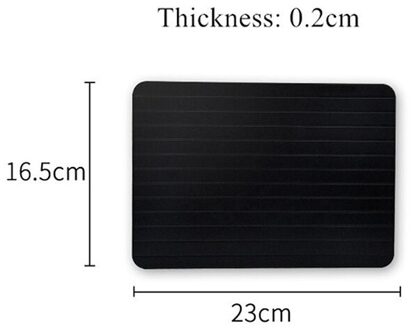 Dooi Master Snelle Ontdooien Lade Bevroren Vlees Ontdooien Verse Gezonde Snelle Ontdooien Plaat Board Voedsel Gadgets Keuken Thuisgebruik Gereedschap S 0.2cm