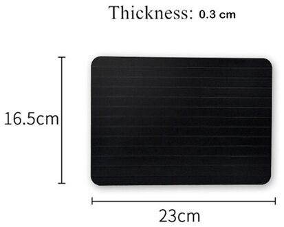 Dooi Master Snelle Ontdooien Lade Bevroren Vlees Ontdooien Verse Gezonde Snelle Ontdooien Plaat Board Voedsel Gadgets Keuken Thuisgebruik Gereedschap S 0.3cm