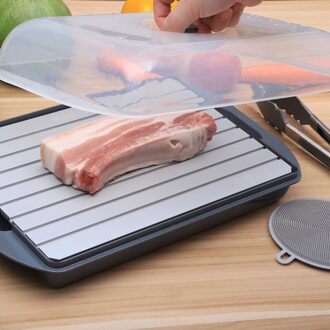 Dooi Master Snelle Ontdooien Lade Dooi Voedsel Vlees Fruit Quick Ontdooien Plaat Board Ontdooien Lade Ontdooier Plaat Keuken Gereedschap