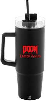 Doom The Dark Ages Insulated Mug with Straw Shield 1180 ml