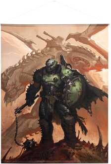 Doom The Dark Ages Poster Canvas Concept Art