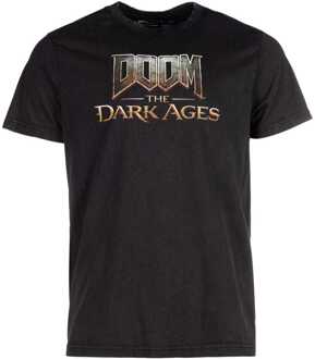 Doom The Dark Ages T-Shirt Logo Washed Out Size M