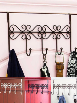 Door Hooks Home Kitchen Utensils Towel Hanger Storage tools Door Wall Hooks Door Hanging Rack Holder Wall Keychains