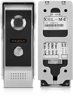 Door Phone Intercom Outdoor Call Panel Unit for Apartment Home Security Video Door Phone doorbell System IR Night Vision