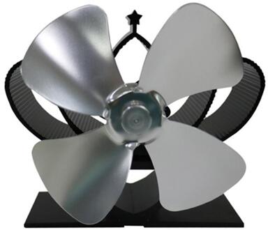 Door Uw Haard Kachel Of Pelletkachel Effectief Verspreiden Warme Lucht Rond Je Kamer Elektrische Kachel Ventilator YL201 sliver