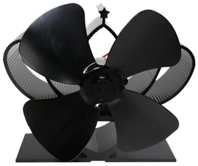 Door Uw Haard Kachel Of Pelletkachel Effectief Verspreiden Warme Lucht Rond Je Kamer Elektrische Kachel Ventilator YL201 zwart