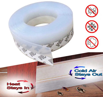 Door Window Seal Strip Weatherproof Stripping Silicone Sealing Sticker Seal Strip Adhesive Draught Excluder Insect Proof Gap Sea