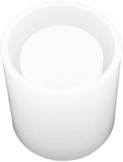 Doorschijnende Witte Siliconen Briefpapier Pen Holder Mould Mould Tool Lce Cup Thuis Siliconen Lade Silicagel Diy Opbergdoos Keuken ronde