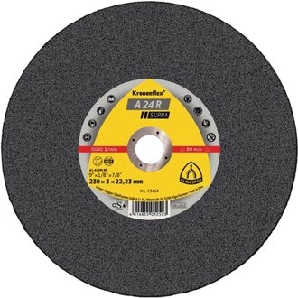 Doorslijpschijf | D180x3mm recht | staal | gat 22,23 mm | 25 stuks - 13456 13456