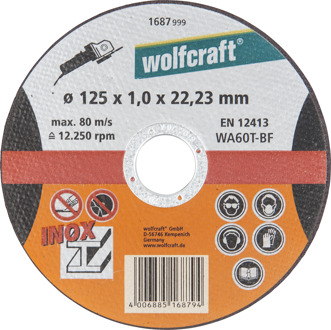 Doorslijpschijf Extra Dun - Voor Inox - Ø 125 mm