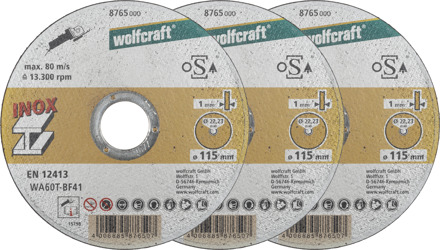 Doorslijpschijf - Ø 115 mm
