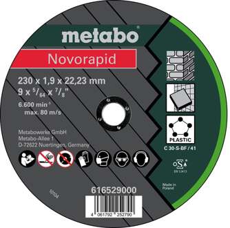 Doorslijpschijf Ø 125x1,2x22,23 Inox, TF41 Flexiarapid Super - 616529000