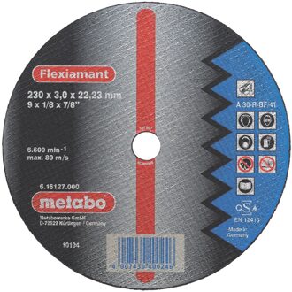 Doorslijpschijf Ø 180x3,0x22,2 staal Flexiamant - 25 stuks - 616300000