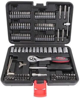 Doppen set 1/4" aandrijving 130-delig WT8142