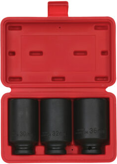 Doppenset 1/2", kracht 12-kant 3-dlg.