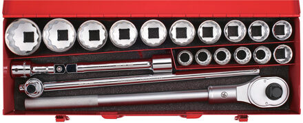 Doppenset 3/4", 12-kant 20-dlg. 402001