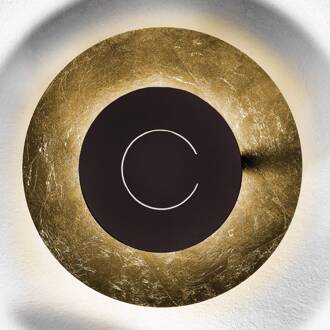 DoppioZero wandlamp bladgoud/koffie bladgoud, koffiebruin