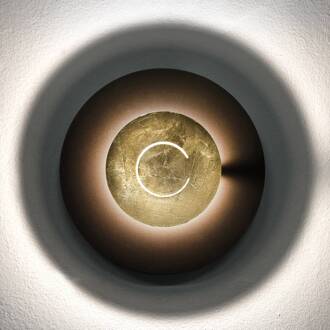 DoppioZero wandlamp koffie/bladgoud koffiebruin, bladgoud