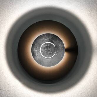 DoppioZero wandlamp koffie/bladzilver koffiebruin, bladzilver