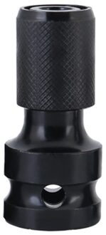 Dopsleutels Adapter 1/2 Inch Vierkante Tot 1/4 Inch Hex Impact Spline Chrome Vanadium Ratel Socket Quick Release Laden Gereedschap