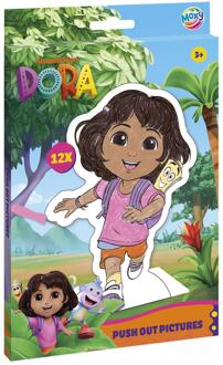 Dora push-out pictures 12 sheets
