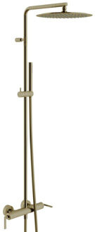 Dora showerset thermostatisch met hendels bronze Brons