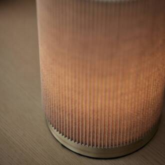 Dora tafellamp, beige, hoogte 25 cm beige, goud