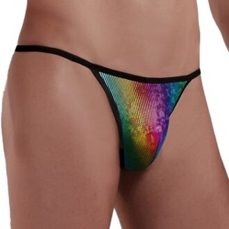 Doreanse Men Rainbow Thong * Actie * Versch.kleure/Patroon - Small,Medium,Large,X-Large