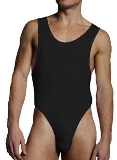 Doreanse Men String Body Zwart,Wit - Small,X-Large,XX-Large