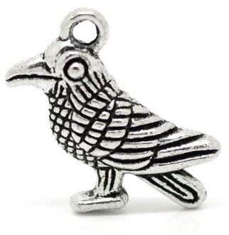 Doreenbeads Zilveren Kleur Vogel Bedels Hangers 19X13Mm (3/4 "X1/2") 30 (B17732) Yiwu