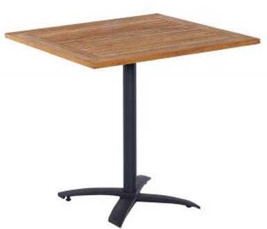 Dorian Alu-teak Bistro Tuintafel 80cm - Bruin