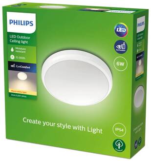 Doris Plafondlamp -Wit - IP54