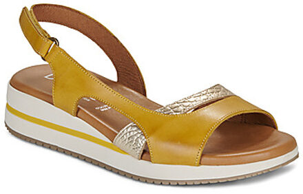 Dorking Sandalen met sleehak Dorking MERLO" Geel - 37,39