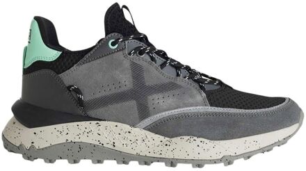Doro Sneakers Heren grijs - zwart - blauw - 44