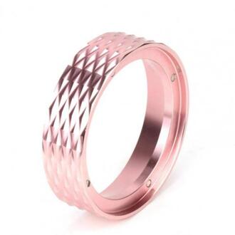 Doseren Ring Magnetische Voorkomen Puinhoop Aluminium Espresso Doseren Trechter Voor Koffie Roze / 58mm