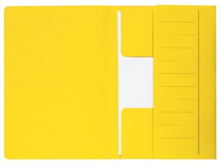 Dossiermap Jalema Mammoet folio 3 kleppen 270gr geel