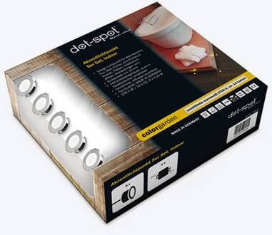 dot LED inbouwlamp Colorgarden 5 binnenshuis eDELSTAHL