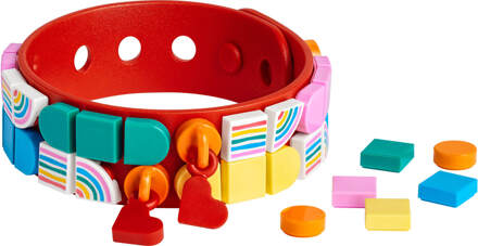 DOTS Regenboog armband met bedeltjes - 41953