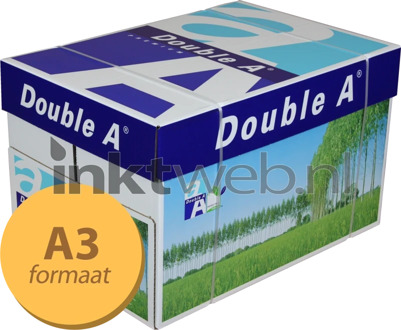 Double A3-papier Wit 80g/m2 500 Vellen (5x)