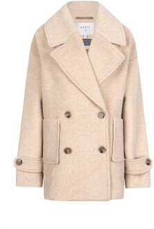 Double breasted jas Bambi  naturel - 36,38,40,