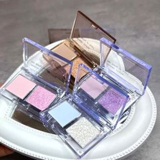 Double Color Eyeshadow Palette - 3 Colors #03 Toffee Glow - 4g