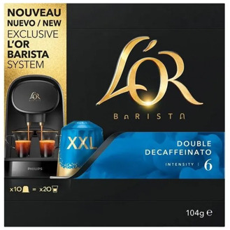 Double Decaffeinato L or 10 capsules XXL system L 'or Barista