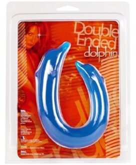 Double Ended Dolphin - Clear Blue - Dildo's - Seven Creations