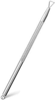 Double-Ended Nagels Cuticle Pusher Vinger Dode Huid Remover Nail Tangen Cutter Voor Manicure Pedicure Accessoires Art Gereedschap Sets 2