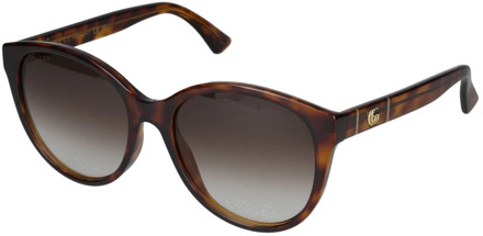 Double G Round Sunglasses Gucci , Zwart , Dames - Onesize